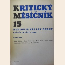 Kritický měsíčník, Ročník 9 - 1948 / 15